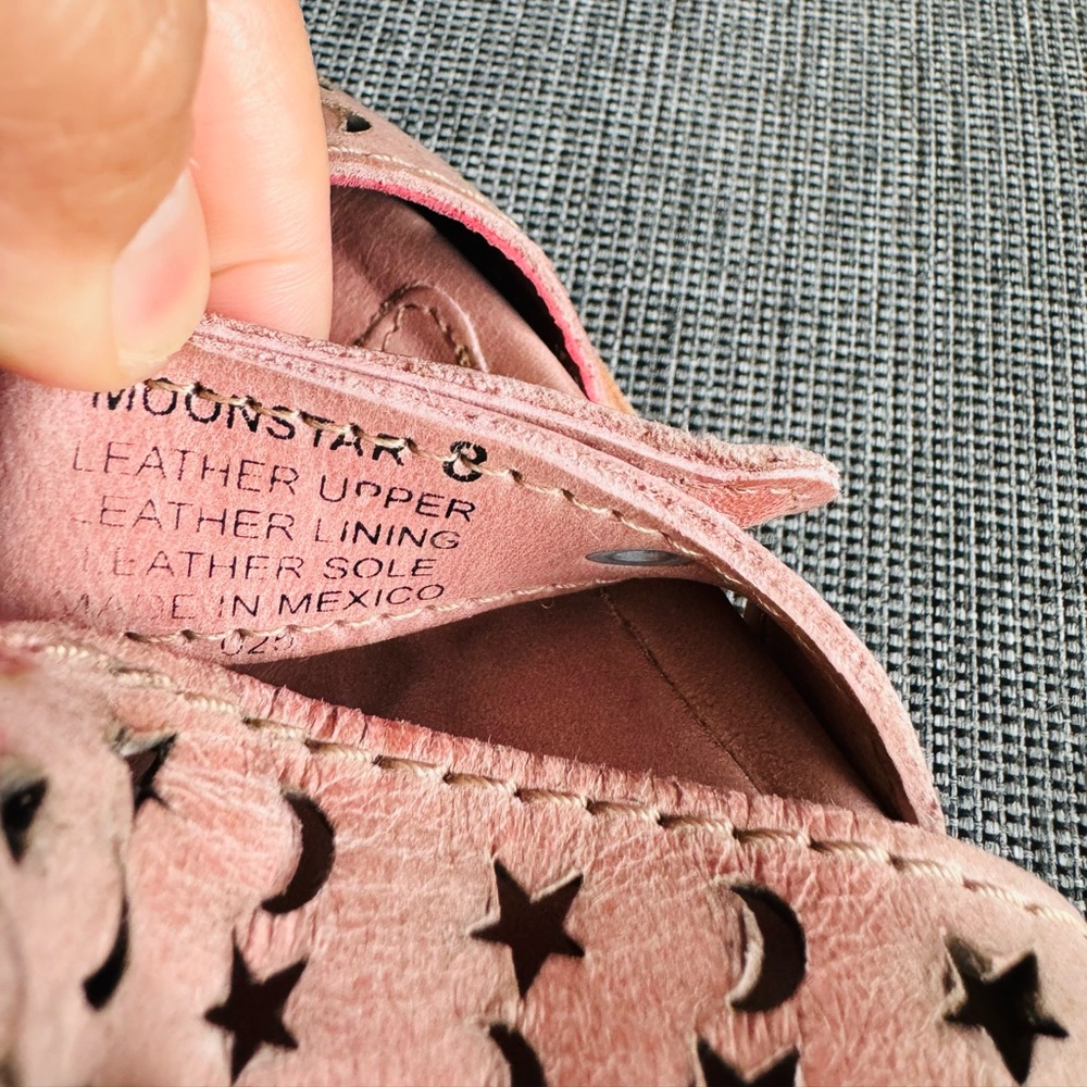 Moonstar Pink Leather Sandals Freebird by Steven - Picture 11 of 12
